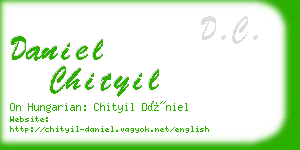 daniel chityil business card